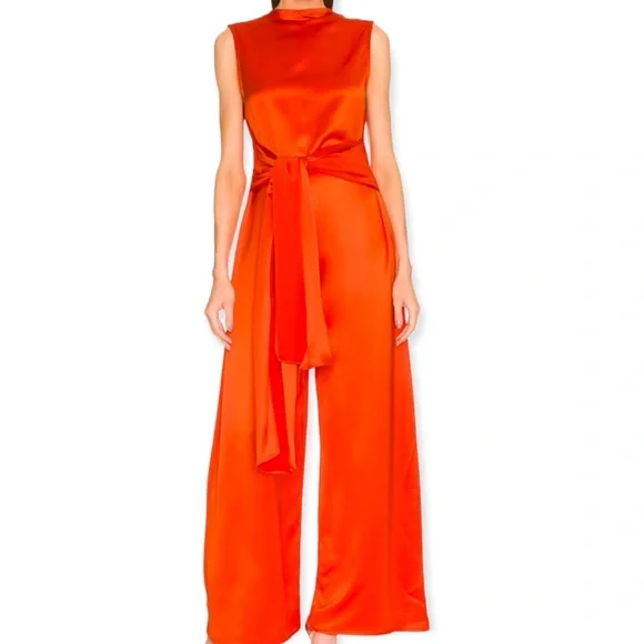 NWT Nonchalant Jana orange jumpsuit